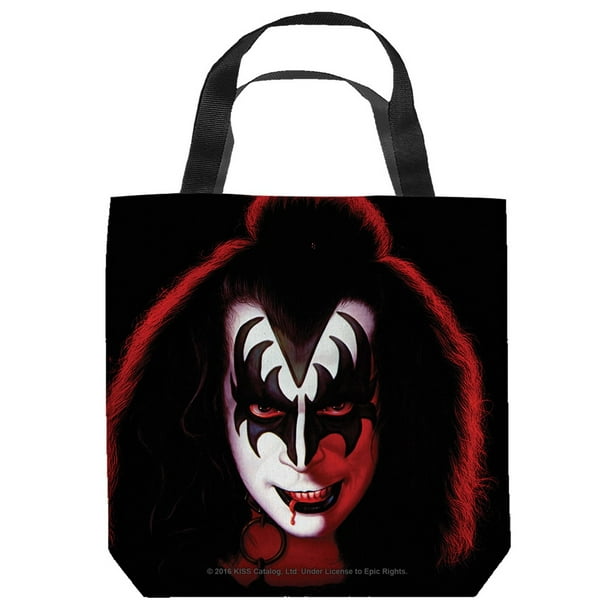 Kiss Rock Band Gene Simmons Face DEMON Tote Bag Many Sizes 